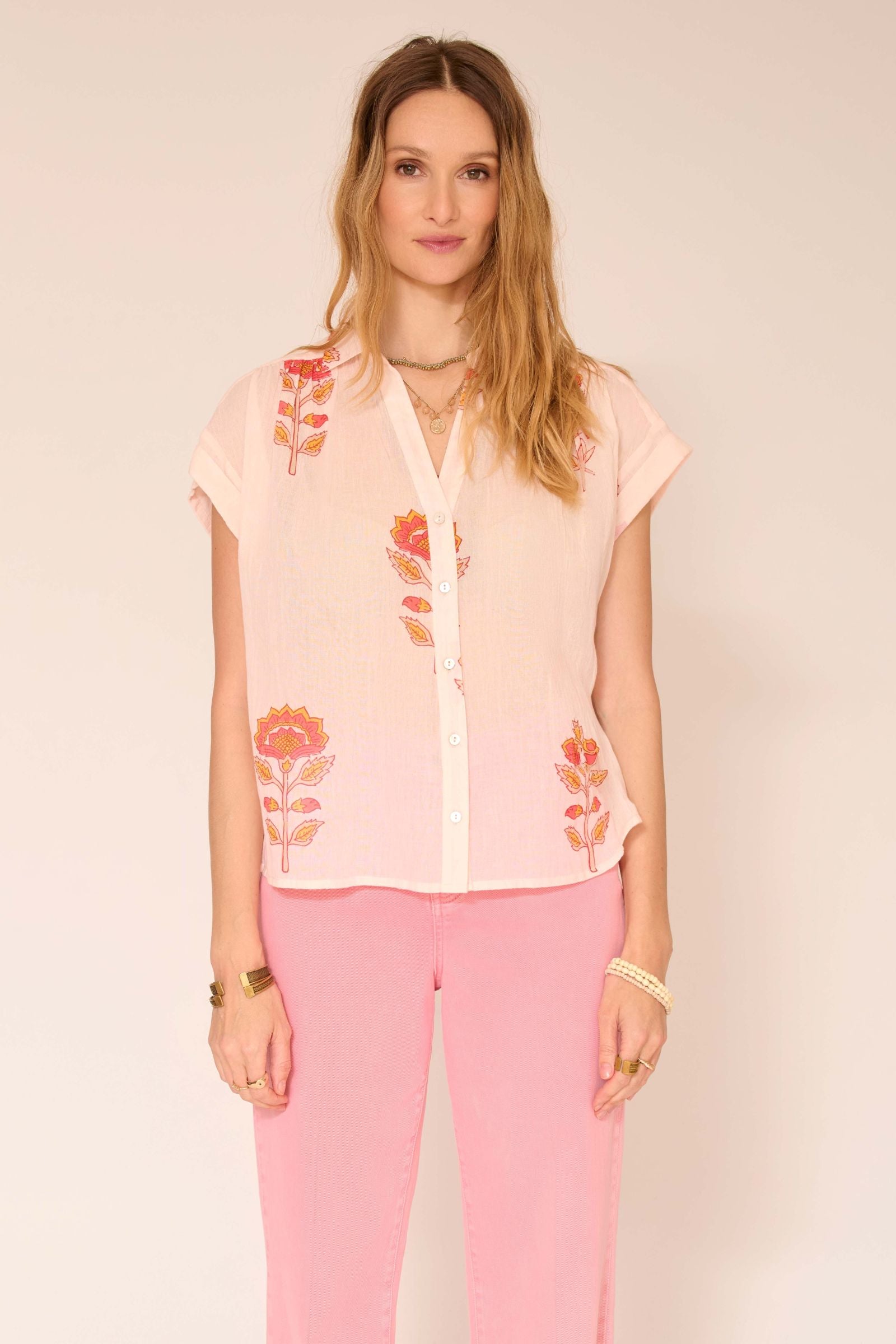 Chemise-Caspienne blush – MKT Studio - Main Image