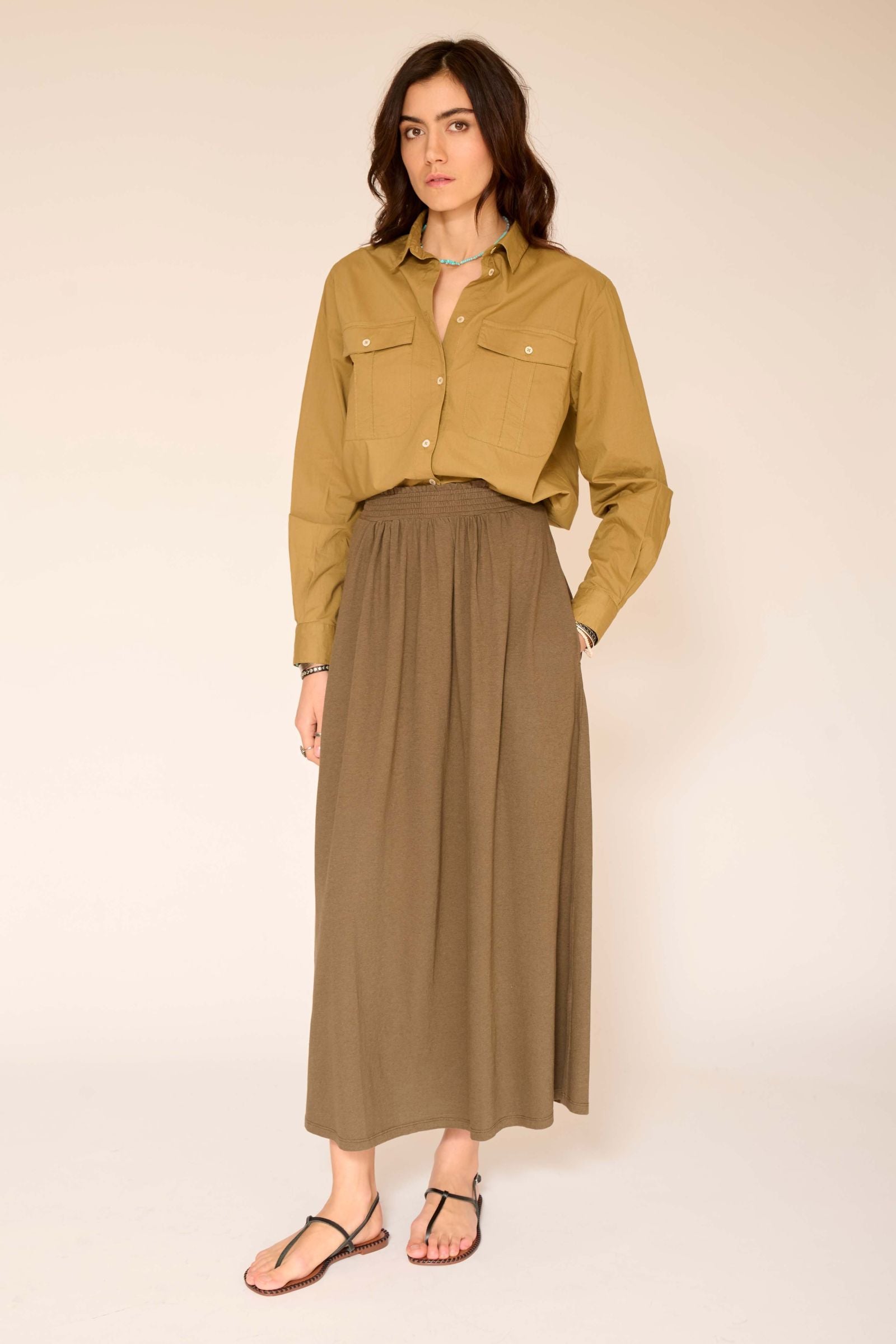 Jamaica Kaki Skirt – MKT Studio