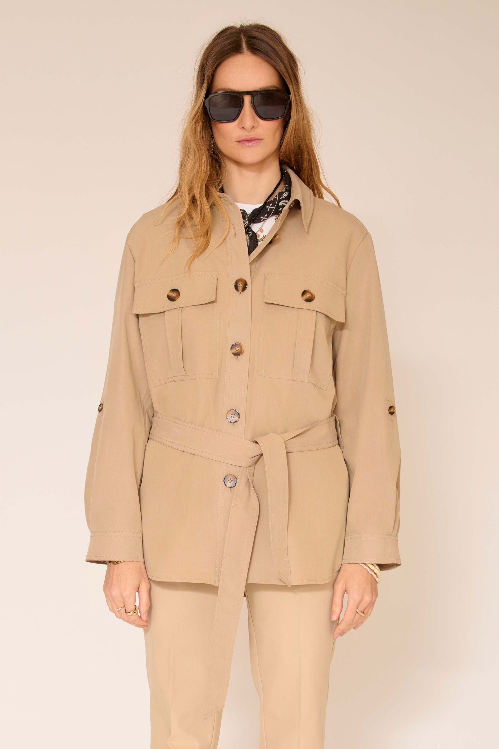 Vandler Jacket Beige – MKT Studio