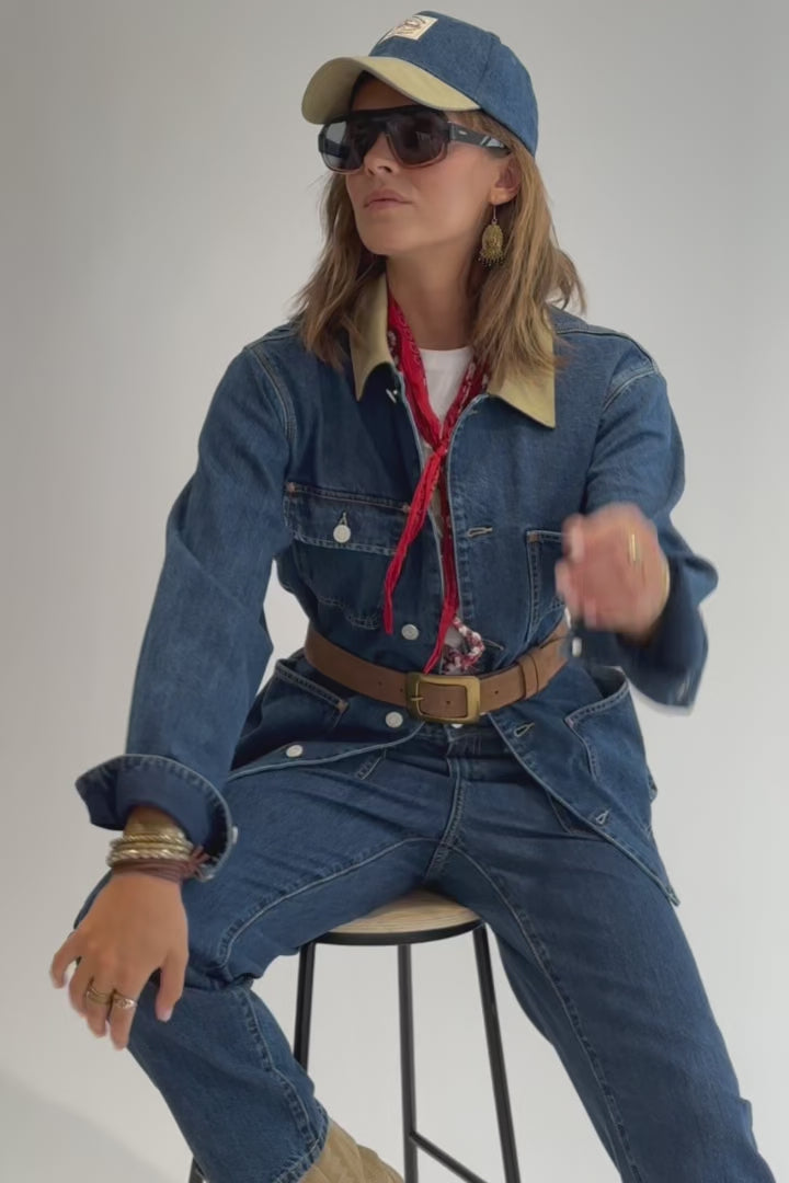 Jacket - MIRIAM NEBRASKA-BLUE - STONE WASH – MKT Studio
