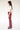 Pantalon - THE DIANA VELVET-GRENAT
