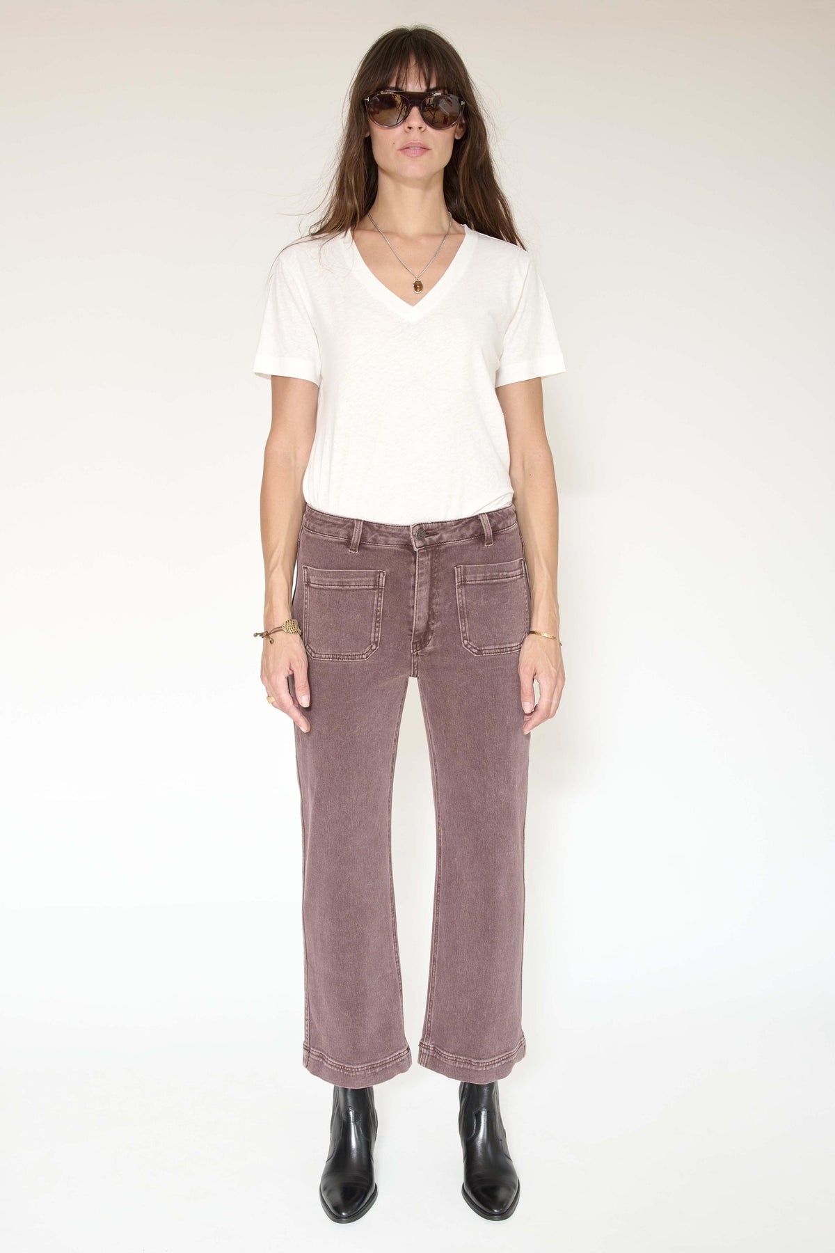 Jean - THE FRIDA PACIFIC DRILL-BROWN