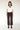 Pantalon - THE FRIDA VELVET-BROWN
