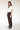 Pantalon - THE FRIDA VELVET-BROWN