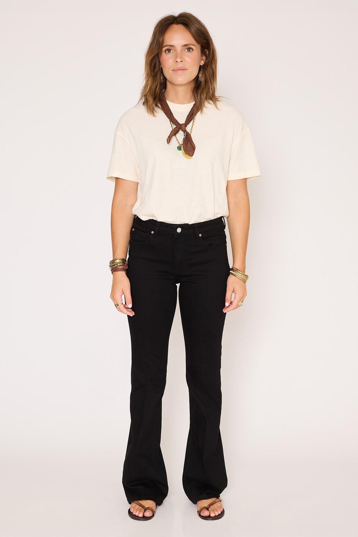 Jean - THE HARLEY POWER STRETCH-BLACK - RINSE WASH