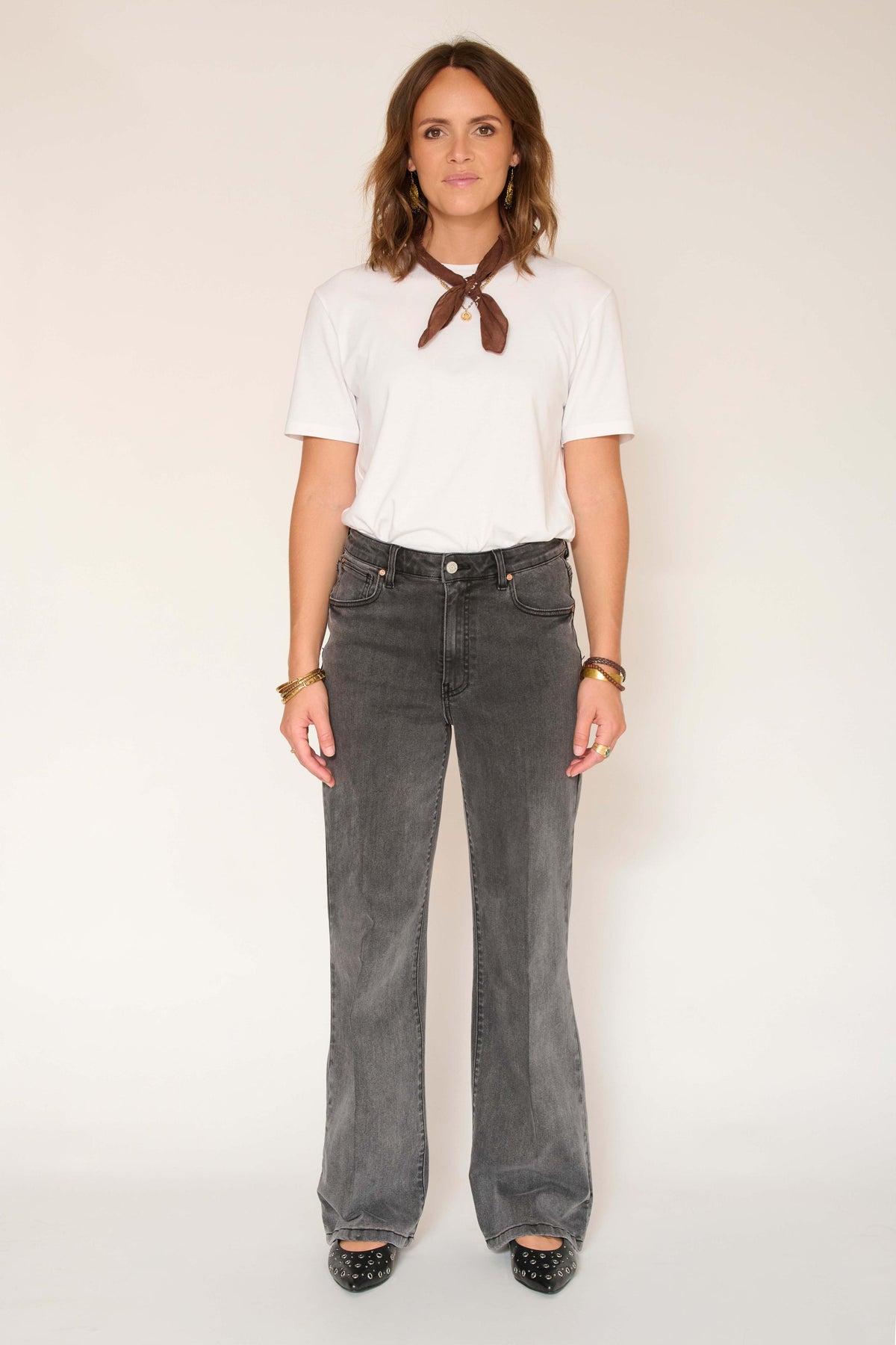 Jean - THE JAGGER POWER STRETCH-GREY - KURT WASH