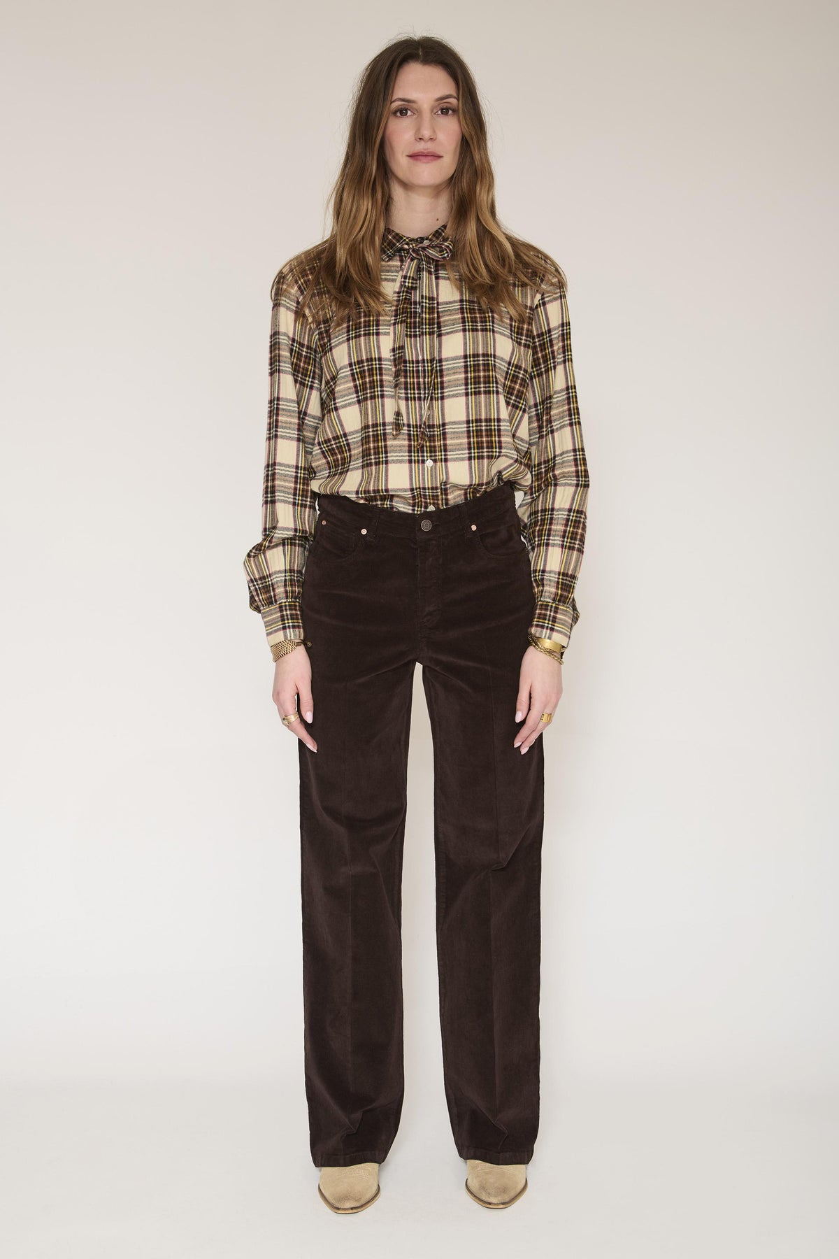 Pantalon - THE JAGGER VELVET-BROWN