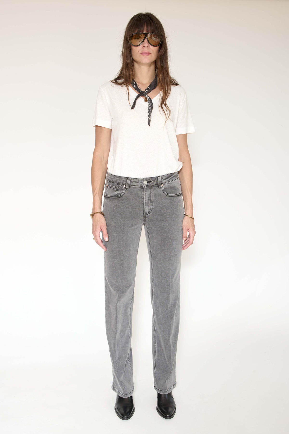 Jean - THE MERCURY POWER STRETCH-GREY - KURT WASH