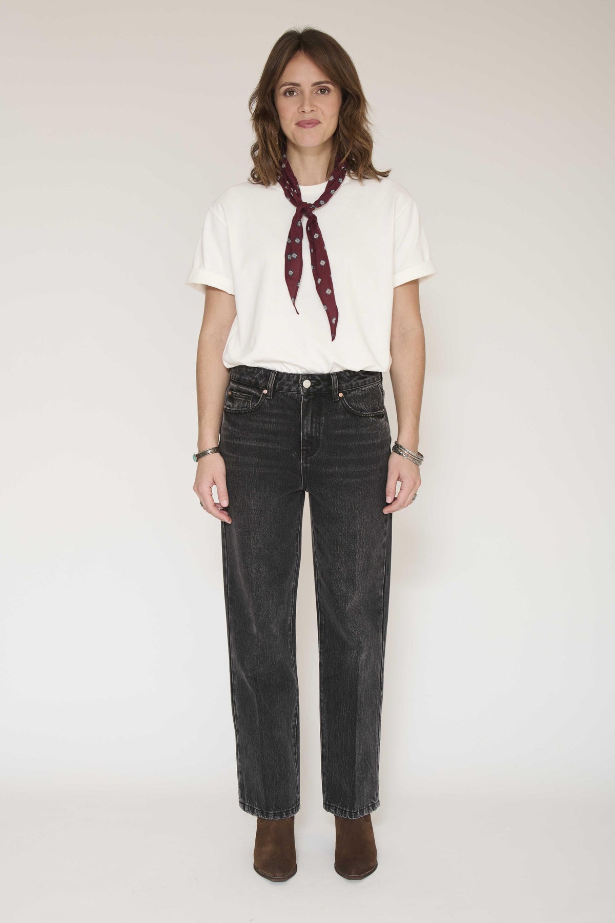 Jean - THE MORRISON BLACK DENIM-BLACK - SHILOH WASH
