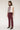 Pantalon - THE LINDA VELVET-GRENAT