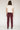 Pantalon - THE LINDA VELVET-GRENAT